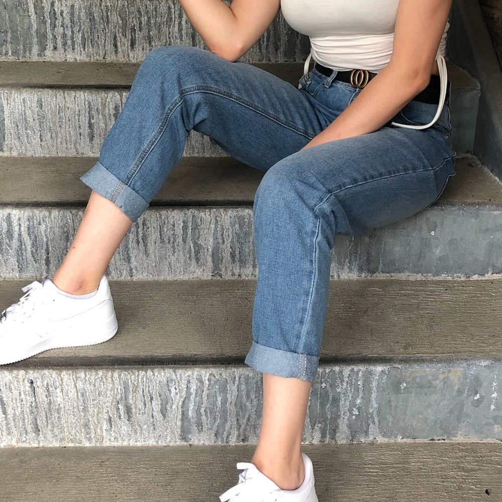 Pretty little thing boyfriend jeans.